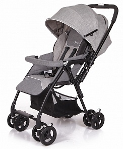 Коляска прогулочная Neo Plus с перекидной ручкой, серая (Jetem, JT002_Grey 17)